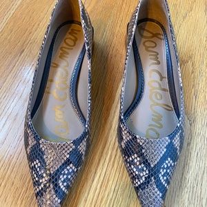 Sam Edelman Pearson Pump Flat in Hickory Multi - Size 9